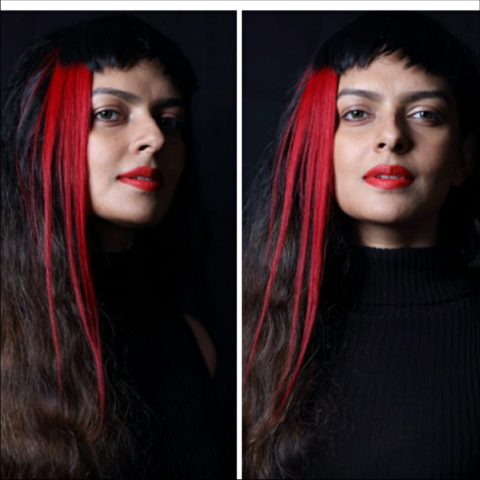 Clip-in Fashion colour strands