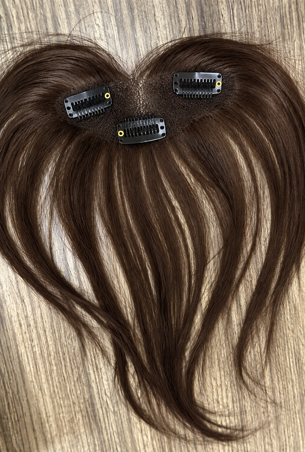 Clip in Hairline with Curtain Bangs