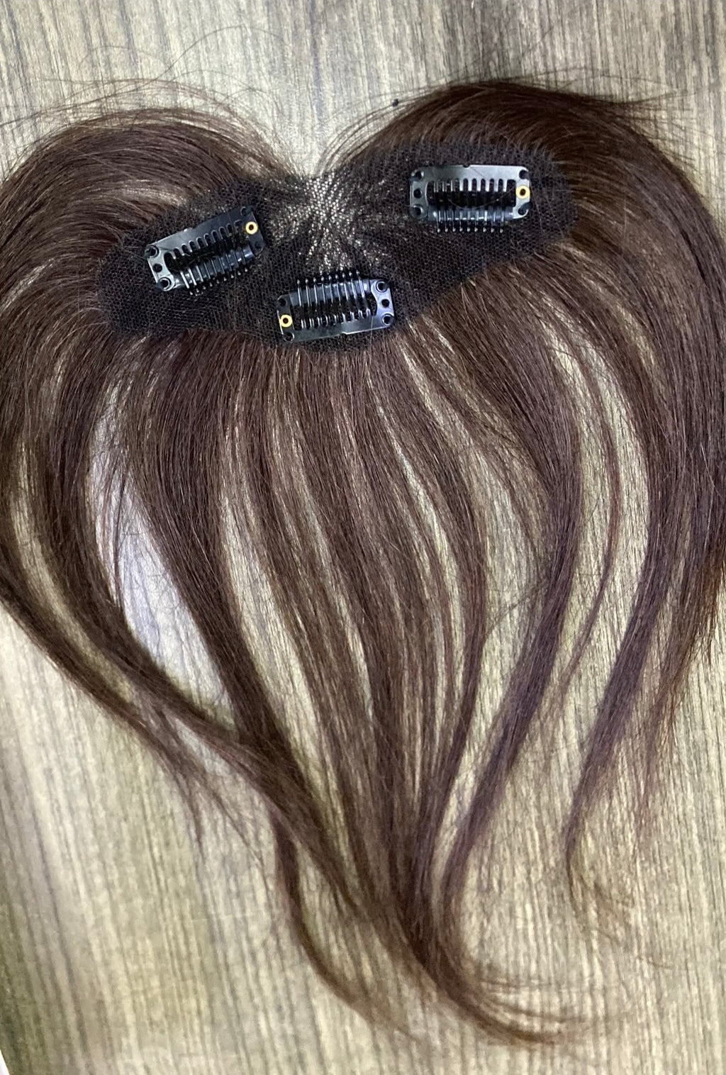 Clip in Hairline with Curtain Bangs