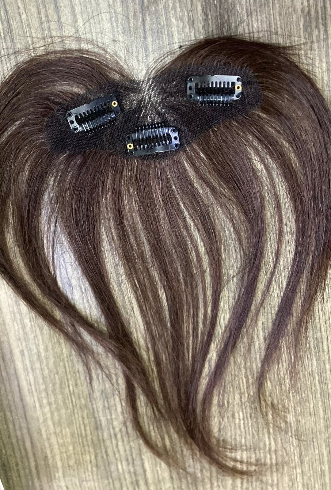 Clip in Hairline with Curtain Bangs